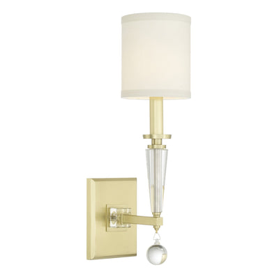 ##Antique Hardware## Paxton 1 Light Aged Brass Sconce