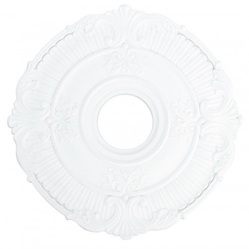 ##Antique Hardware## White Ceiling Medallion