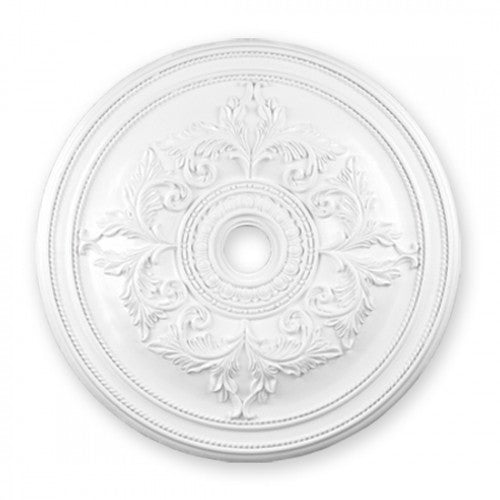 ##Antique Hardware## White Ceiling Medallion