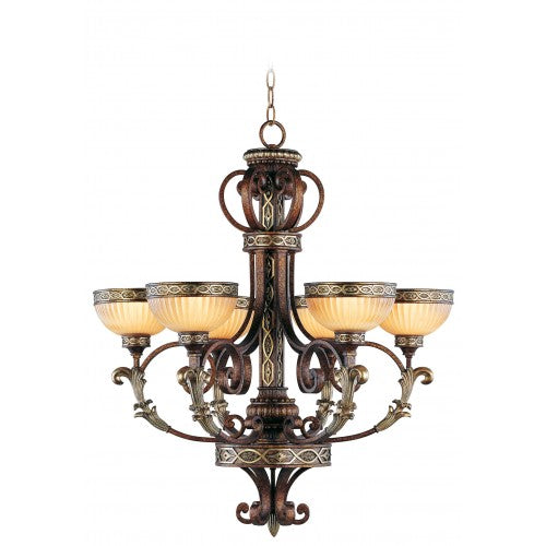 Antique Hardware 6 Light Palacial Bronze Chandelier Chandelier