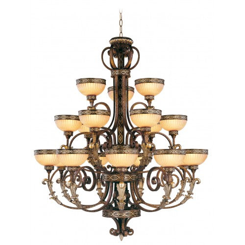 Antique Hardware 18 Light Palacial Bronze Chandelier Chandelier