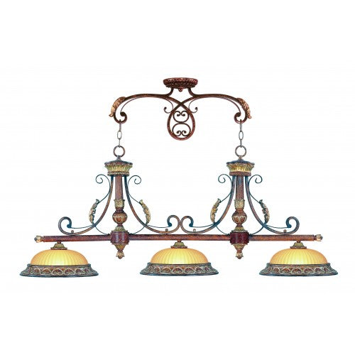 ##Antique Hardware## 3 Light Verona Bronze Island