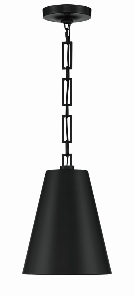 Antique Hardware Brian Patrick Flynn Alston 2 Light Matte Black + Antique Gold Mini Pendant Pendant