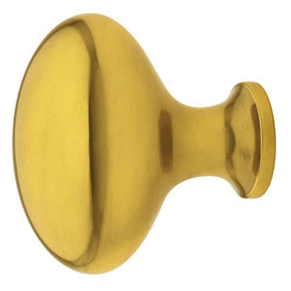 Antique Hardware 1 1/4 Inch Emtek Solid Brass Egg Cabinet and Furniture Knob CABINET KNOB