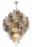 Antique Hardware Addis 20 Light Polished Chrome Chandelier Chandelier