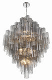 Antique Hardware Addis 20 Light Polished Chrome Chandelier Chandelier