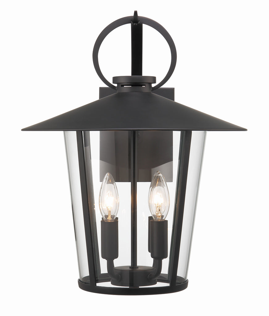 Antique Hardware Andover 4 Light Matte Black Outdoor Sconce Exterior