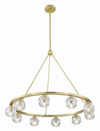 Antique Hardware Aragon 10 Light Soft Brass Chandelier Chandelier