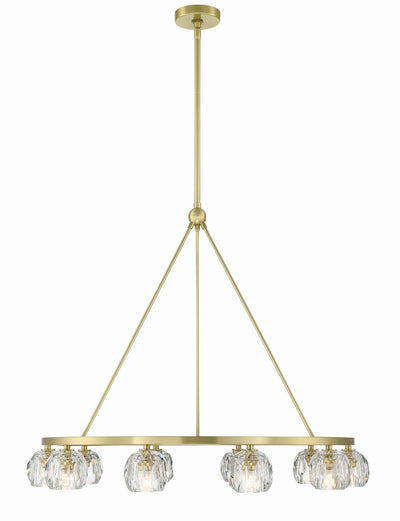 Antique Hardware Aragon 10 Light Soft Brass Chandelier Chandelier