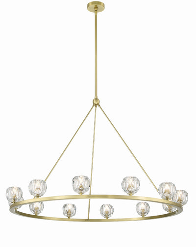 Antique Hardware Aragon 12 Light Soft Brass Chandelier Chandelier