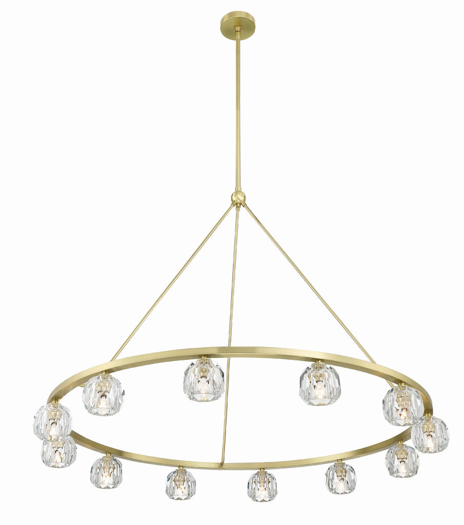 Antique Hardware Aragon 12 Light Soft Brass Chandelier Chandelier