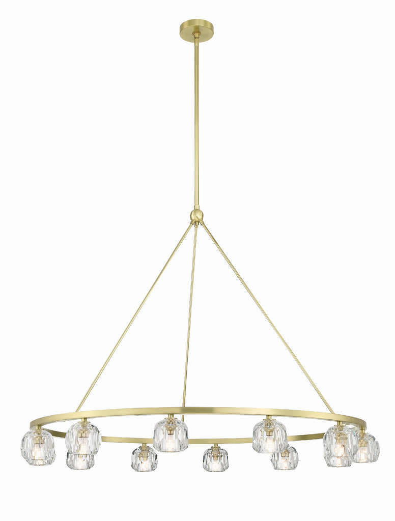 Antique Hardware Aragon 12 Light Soft Brass Chandelier Chandelier