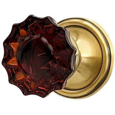 ##Antique Hardware## Traditional Amber Door Set (Several Finishes Available)