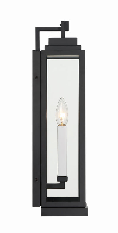 Antique Hardware Aspen 2 Light Matte Black Outdoor Sconce Exterior