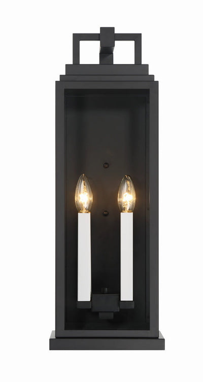 Antique Hardware Aspen 4 Light Matte Black Outdoor Sconce Exterior