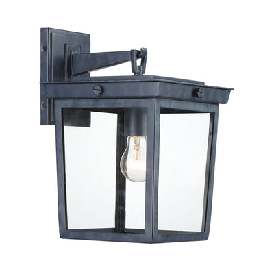 Antique Hardware Belmont 1 Light Graphite Outdoor Sconce Exterior