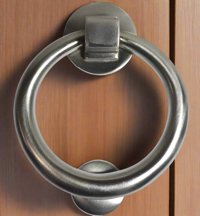 ##Antique Hardware## Traditional 5 Inch Brass Ring Door Knocker (Several Finishes Available)