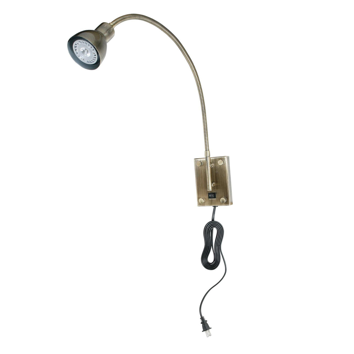 Antique Hardware 120V,3W 4000K LED GOOSENECK LIGHT Wall Sconce