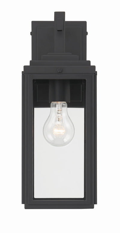 Antique Hardware Byron 1 Light Matte Black Outdoor Sconce Exterior