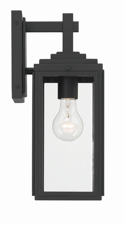 Antique Hardware Byron 1 Light Matte Black Outdoor Sconce Exterior