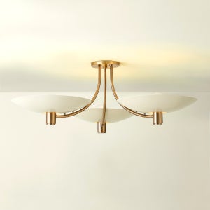 ##Antique Hardware## Wolfe Semi Flush