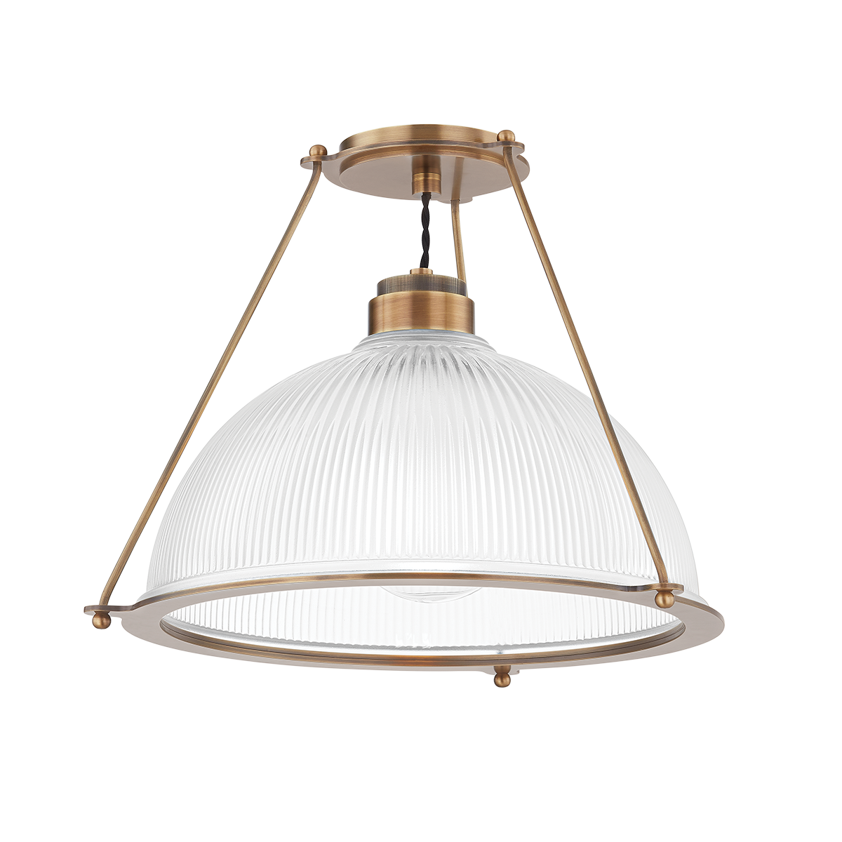 Antique Hardware Glint Semi Flush Semi Flush