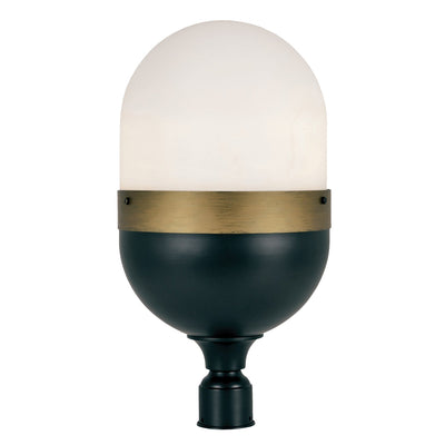 Antique Hardware Brian Patrick Flynn Capsule 3 Light Matte Black + Textured Gold Outdoor Post Exterior