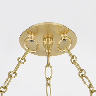 Antique Hardware Citrine Chandelier Chandelier