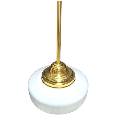 Antique Hardware 34 1/2 Inch Manhattan Skyscraper Nouveau Style Bar Light (Polished Brass Finish) 