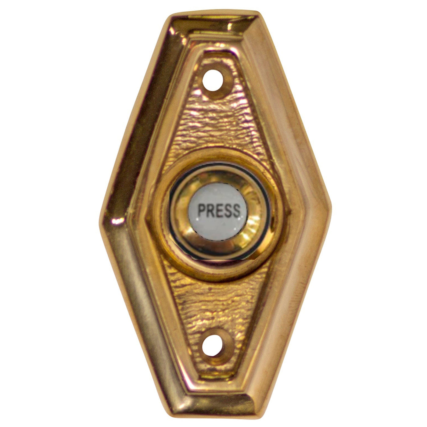 ##Antique Hardware## 2 1/2 Inch Solid Brass Art Deco Style Doorbell Button (Several Finishes Available)