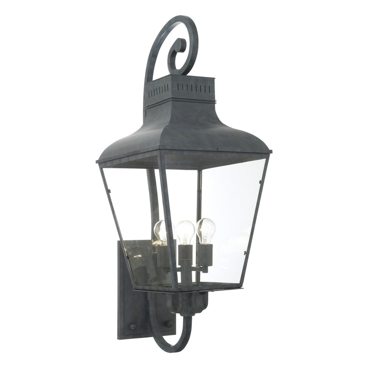 Antique Hardware Dumont 4 Light Graphite Outdoor Sconce Exterior