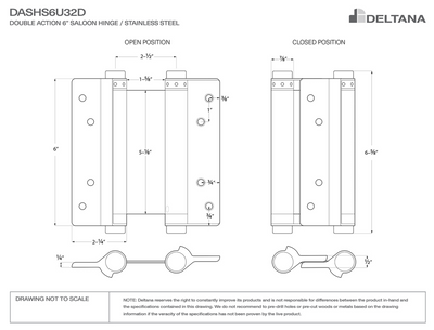 ##Antique Hardware## Double Action Saloon Hinge