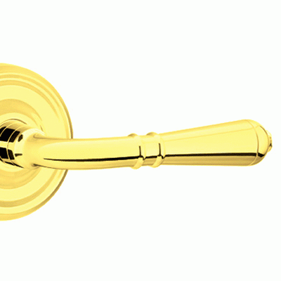 Antique Hardware Emtek Solid Brass Turino Lever With Regular Rosette (Many Finishes Available) EMTEK LEVER DOOR KNOB