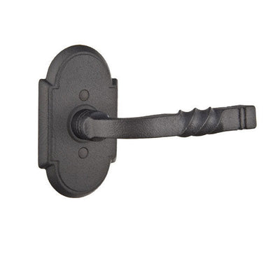 Antique Hardware Emtek Wrought Steel San Carlos Lever With Arched Rosette EMTEK LEVER DOOR KNOB