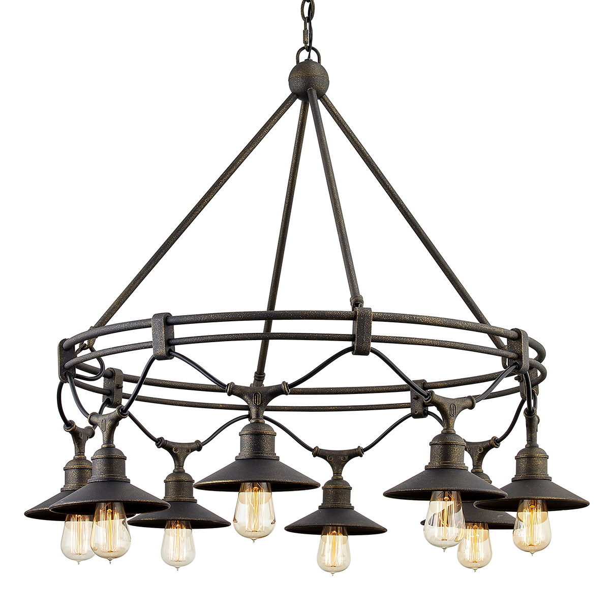 ##Antique Hardware## Shelton Chandelier