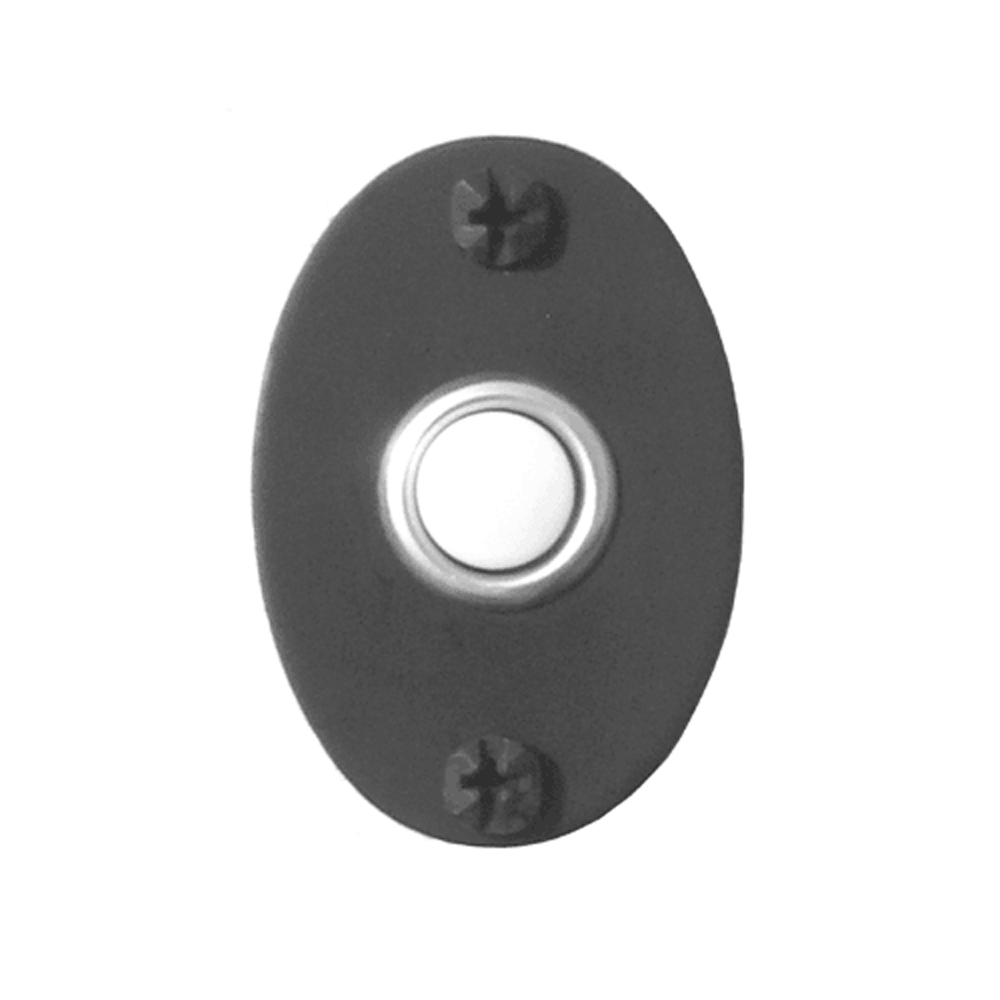 ##Antique Hardware## Oval Shape Iron Electric Bell Button