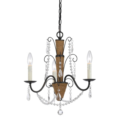 Antique Hardware 60W X 3 ANTIGO CHANDELIER Chandelier