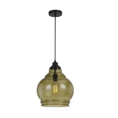 Antique Hardware 60W ROVIGO RIPPLED GLASS PENDANT (EDISON BULB NOT INCLUDED) Pendant