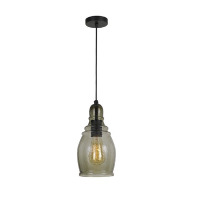 Antique Hardware 60W ACCERA RIPPLED GLASS PENDANT (EDISON BULB NOT INCLUDED) Pendant