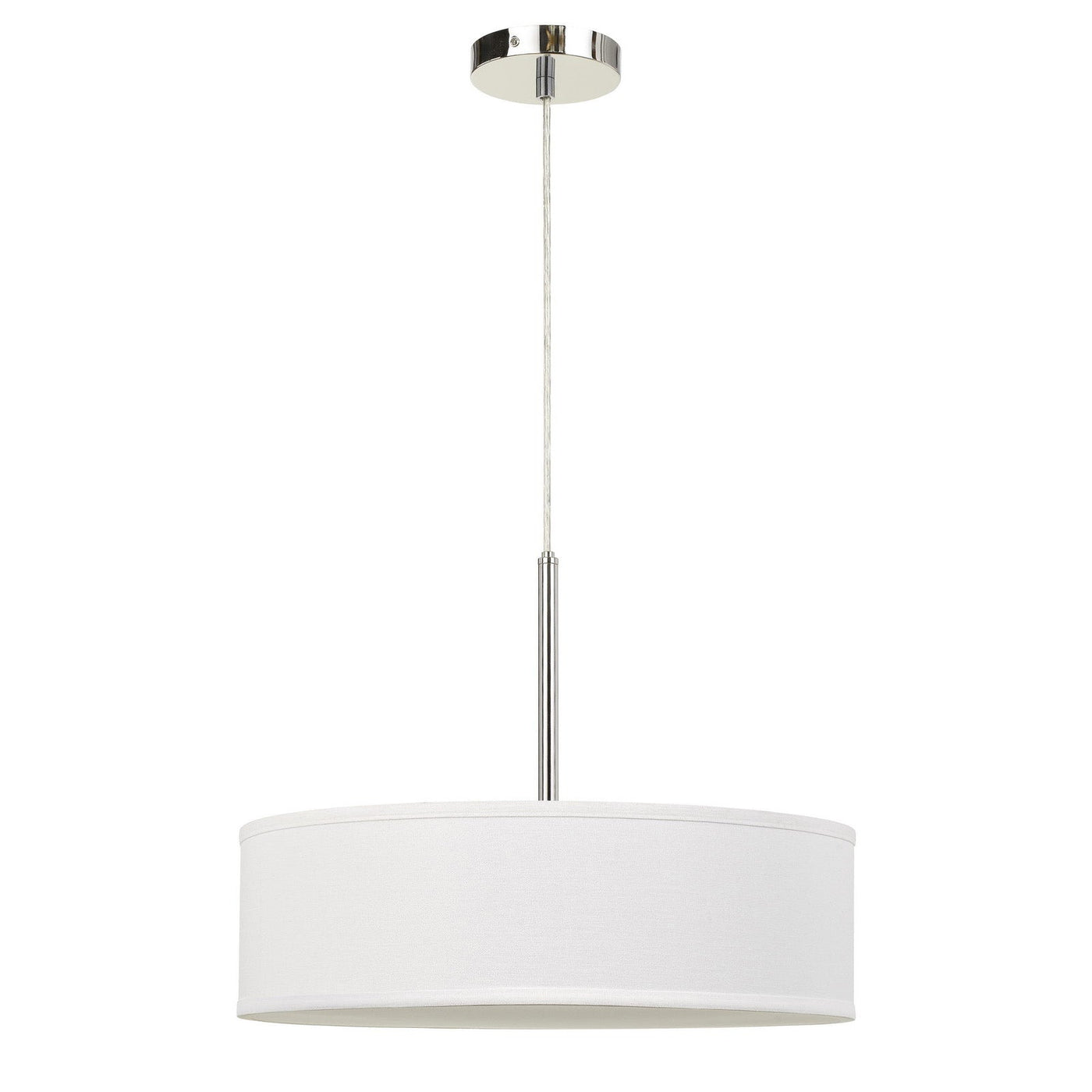 ##Antique Hardware## LED 18W DIMMABLE PENDANT WITH DIFFUSER AND HARDBACK FABRIC SHADE