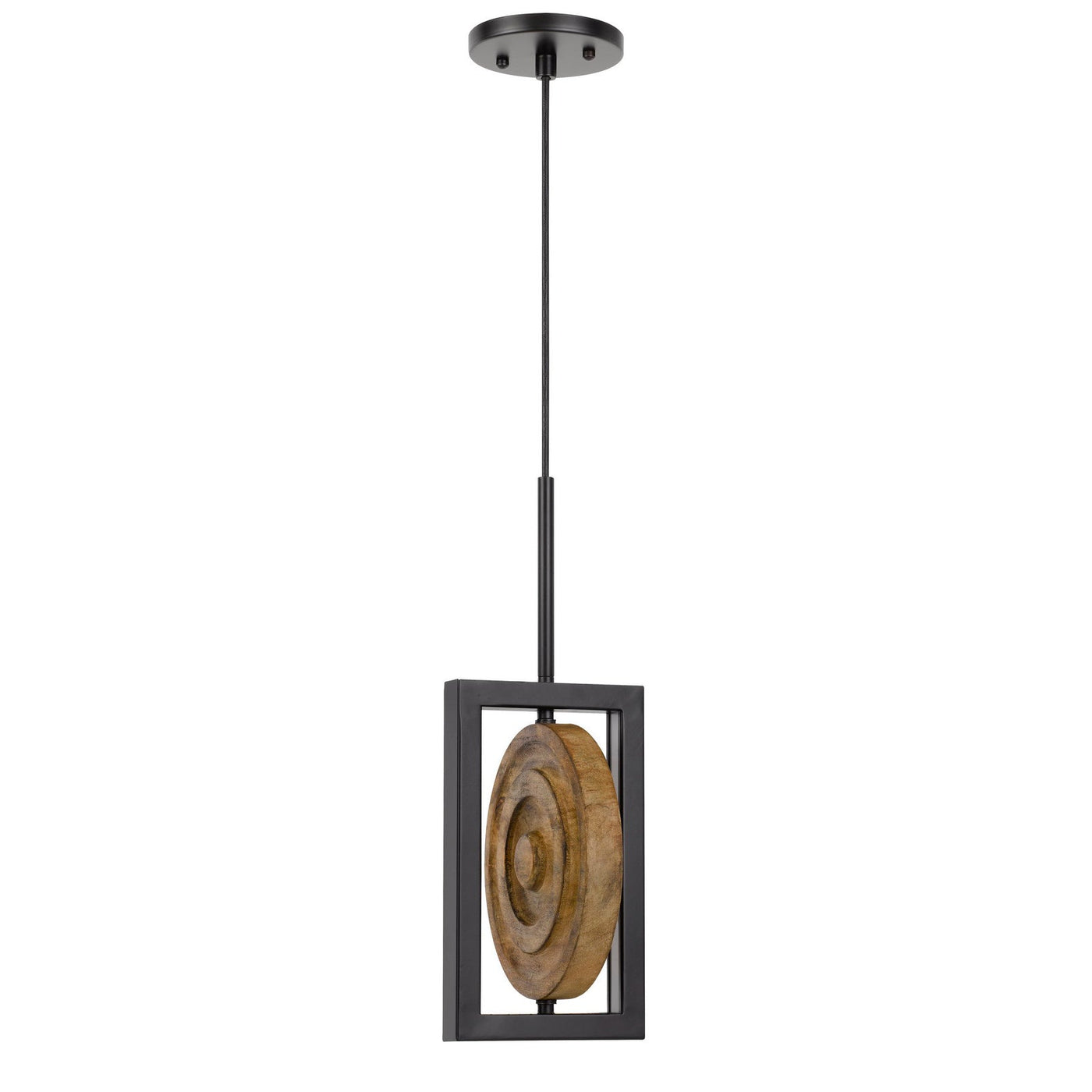 Antique Hardware FANO INTEGRATED DIMMABLE LED WOOD/METAL MINI PENDANT FIXTURE. 16W, 1280 LUMEN. 3000K Pendant