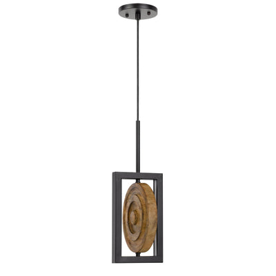 Antique Hardware FANO INTEGRATED DIMMABLE LED WOOD/METAL MINI PENDANT FIXTURE. 16W, 1280 LUMEN. 3000K Pendant