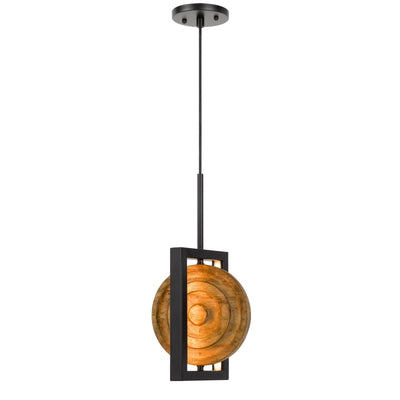 Antique Hardware FANO INTEGRATED DIMMABLE LED WOOD/METAL MINI PENDANT FIXTURE. 16W, 1280 LUMEN. 3000K Pendant