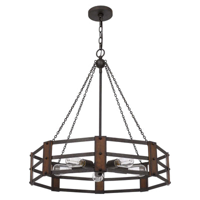 Antique Hardware 60W X 5 PROVO METAL CHANDELIER Chandelier