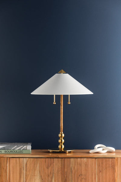 ##Antique Hardware## Flare Table Lamp