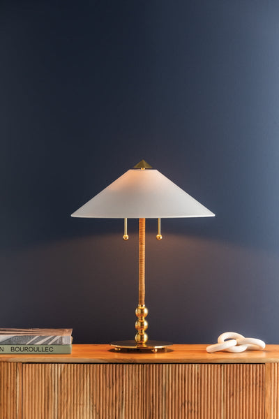 ##Antique Hardware## Flare Table Lamp