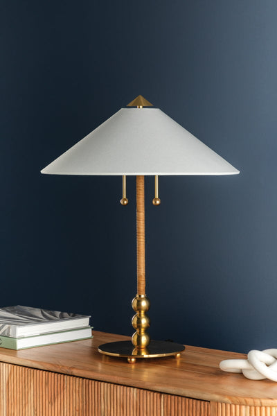 ##Antique Hardware## Flare Table Lamp