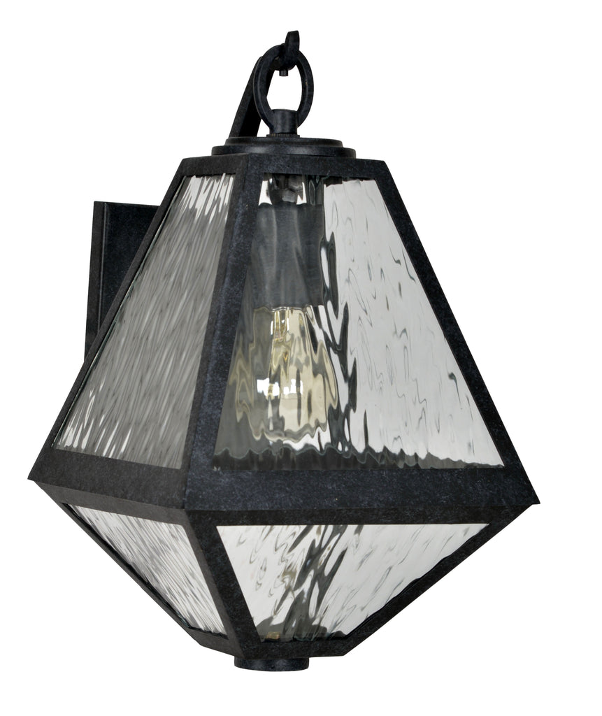 Antique Hardware Brian Patrick Flynn Glacier 1 Light Black Charcoal Outdoor Sconce Exterior