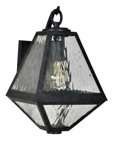 Antique Hardware Brian Patrick Flynn Glacier 1 Light Black Charcoal Outdoor Sconce Exterior