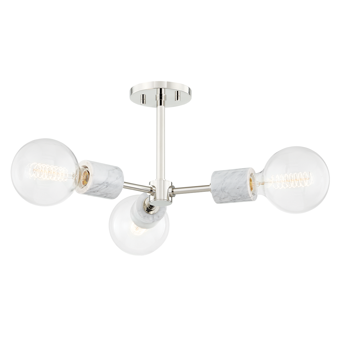 Antique Hardware Asime Semi Flush Semi Flush